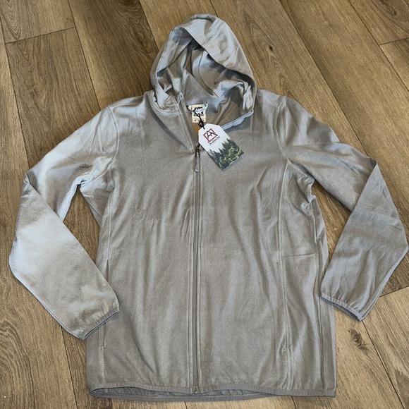 Avalanche Women's Full Zip Jacket Hooded Pockets Soft Gray‎ M Medium Stylish NEW - Picture 1 of 9